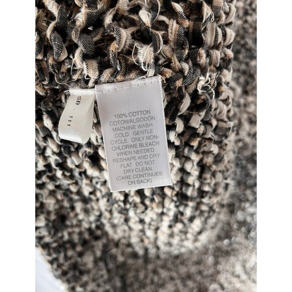 SUSAN BRISTOL Women's Black Summer Staples Mixed Weave Vest NWT S/M - Picture 4 of 6